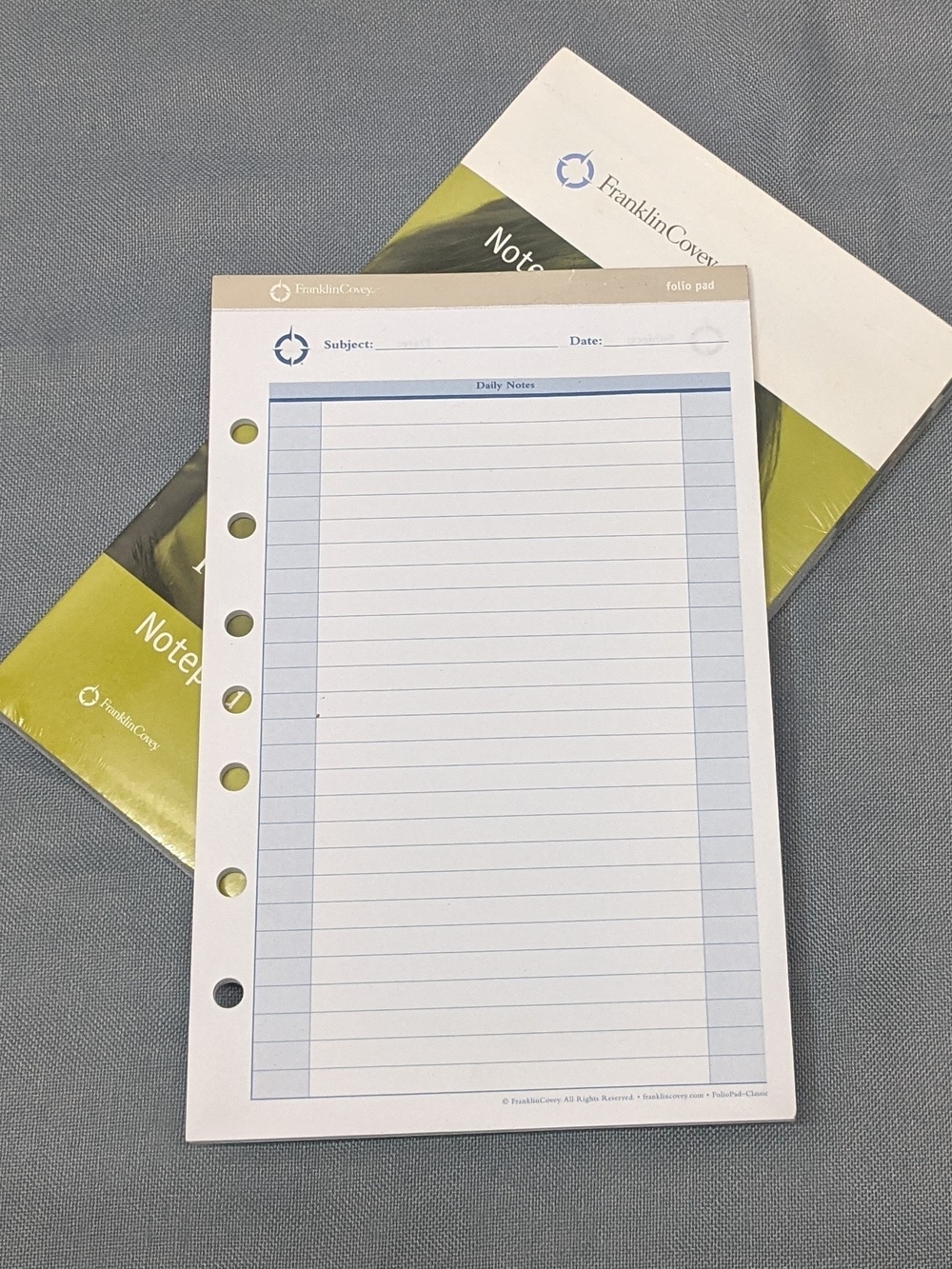 Brand New • Notepad Refill (x3) • Franklin Covey